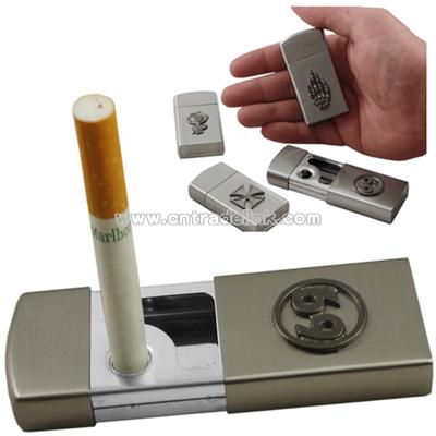 Stainless Steel Portable Pocket Ashtray with Snuffer