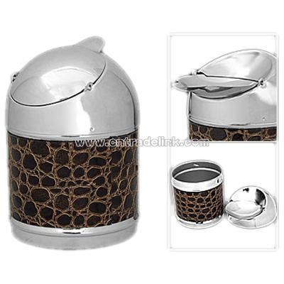 Stainless Steel Smokeless Cylinder Cigarette Cigar Ashtray