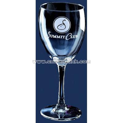 Stemmed goblet glass