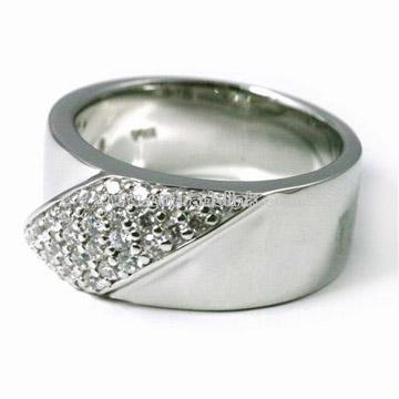 Sterling Silver Ring W/CZ Fine Jewelry