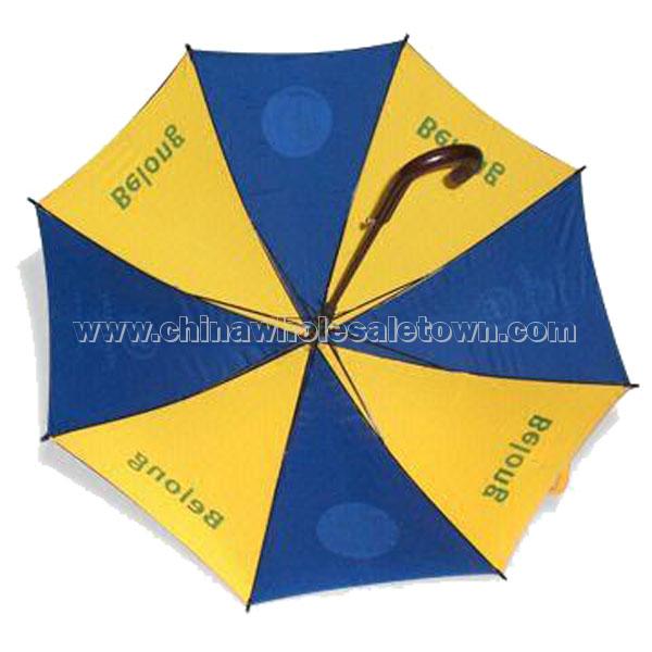 Straight Wooden Umbrella