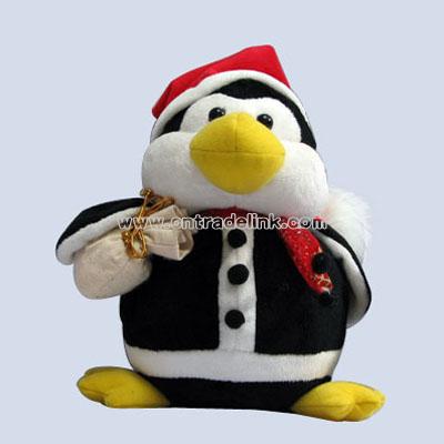 Stuffed Christmas Penguin