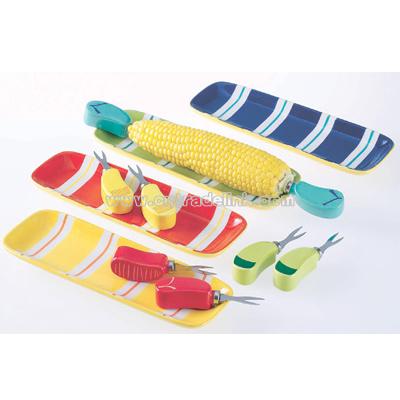 Summer Splash Corn on the Cob Dishes/Picks