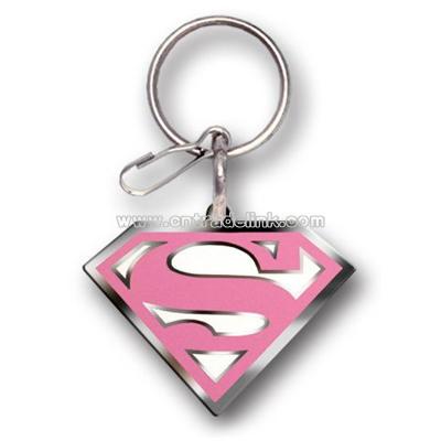 Supergirl Enamel Key Chain