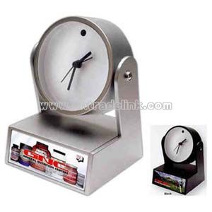 Swivel desk quartz analog clock