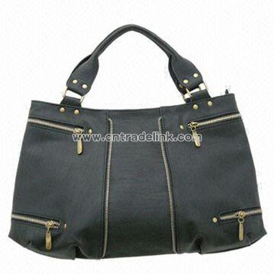 Synthetic Leather Shoulder Bag