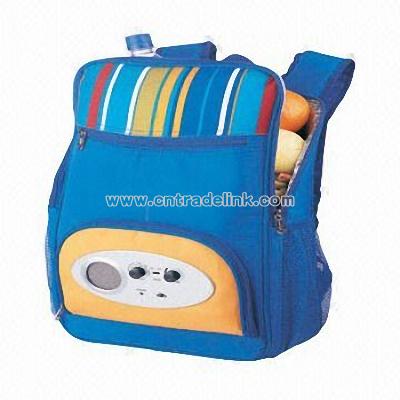 Tall Cooler Bag with Built-in AM/FM Radio