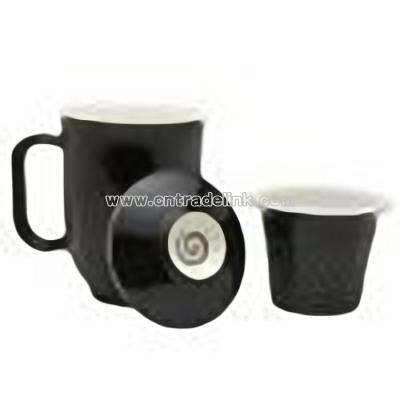 Tea Spot Black Steeping 16 oz Mug