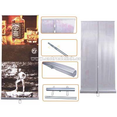Telescoping Pole Roll Up Banner Stand