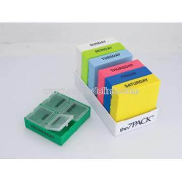 The 7 Pack Medication Pill Tray