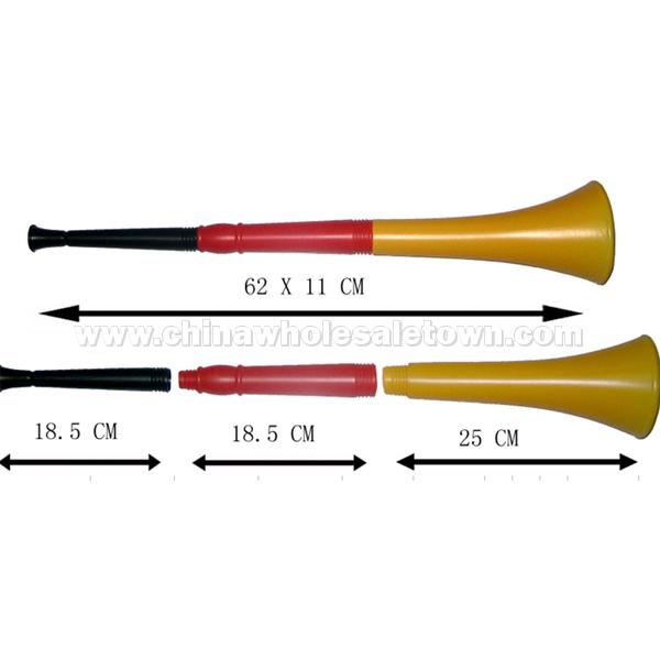 Three Pieces Vuvuzela Plastic Stadium Horn