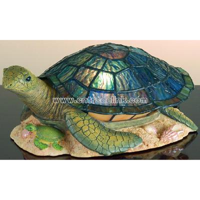 Tiffany Sea Turtle Accent Lamp