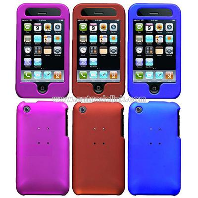 Titanium Rubberized Solid Protector Case for iPhone 3G/3GS