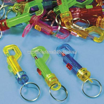 Transparent Belt Clip Key Chains