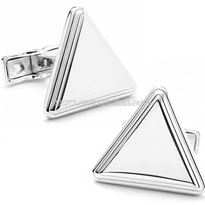 Triangle Engravable Cufflinks