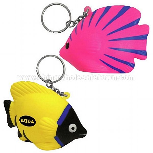 Tropical Fish Key Chain Stress Reliever