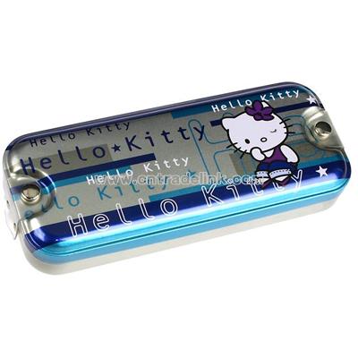 Two layer pencil case with Snap button