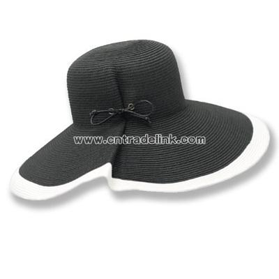 UPF 50+ Large Contrast Brim Sun Hat