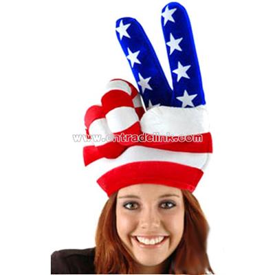 USA Peace Hand hat