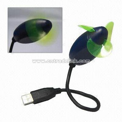 USB Fan with LED Light