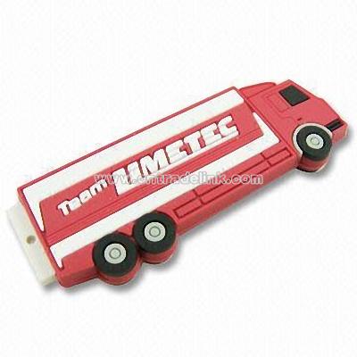 USB Flash Drive with Fire Truck Design
