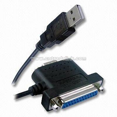 USB to Serial and Parallel Cable with Hot-swap and Plug-and-play Functions