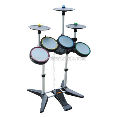 Universal Wireless Drum Kit for Wii Console Video Game Accessories