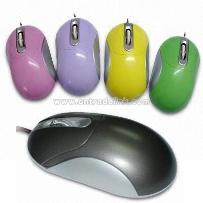 Various Colors Optical Mouse with High Precision Optical Sensor