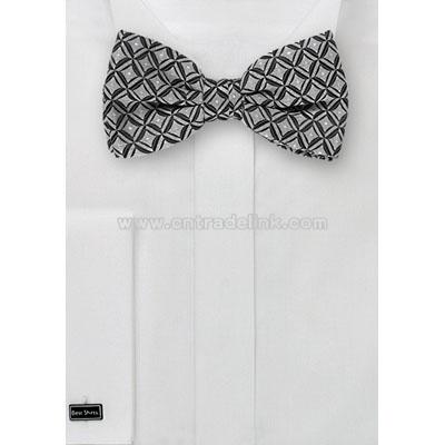 Vintage Bow Tie With Matching Pocket Square