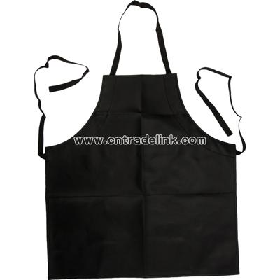Vinyl apron black waterproof
