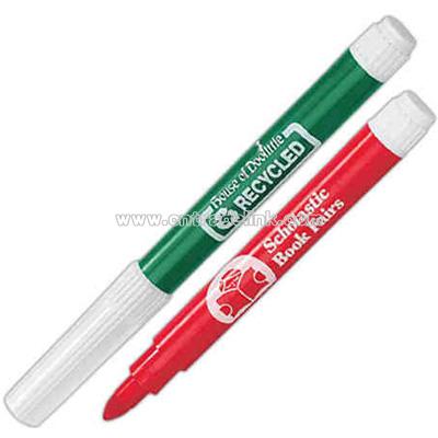 Washable coloring marker