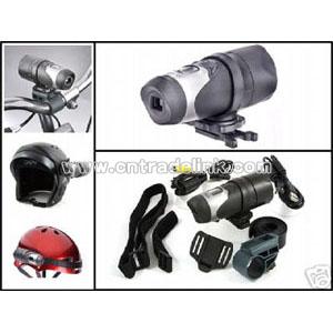 Waterproof Helmet Camera with Web-Cam Support to 8GB SD Card