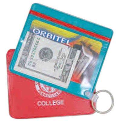 Waterproof wallet with key ring