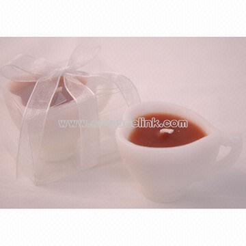 Wedding Candle Favor in Gift Box with Ribbon Bow