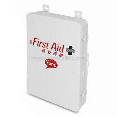 White Metal First Aid Box