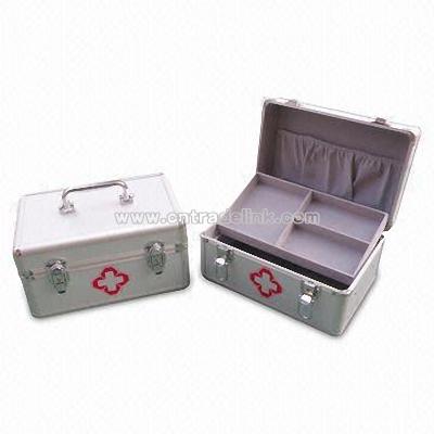 White PU First Aid Box
