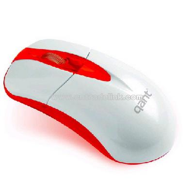White&Red Optical Mouse