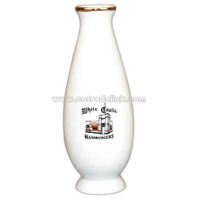 White porcelain bud vase