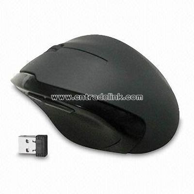 Wireless Optical Mouse with 5 Buttons and 2.4GHz Frequency