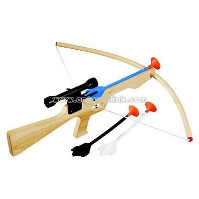 Wood Rifle Novelty Crossbow