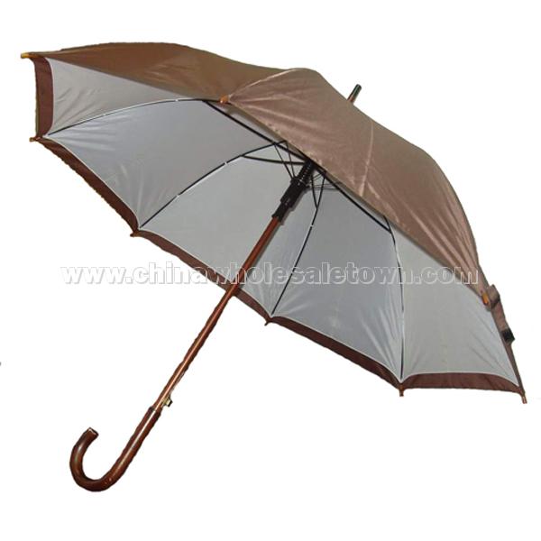 Wood Straight Umbrella