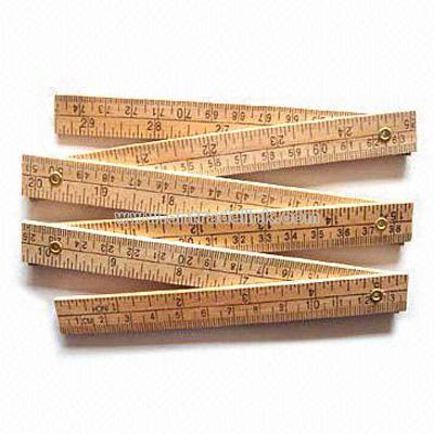 Wooden Folding Ruler 75cm