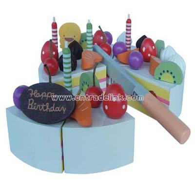 Wooden Toys-Wooden Cake