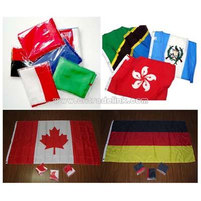 Woven Polyester National Flag