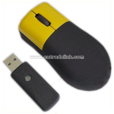 Yellow&black Wireless mouse