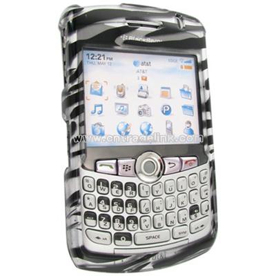 Zebra Case with Belt Clip for Blackberry Curve