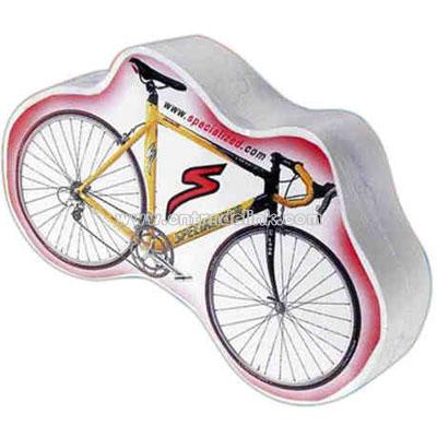 bicycle shaped compressed t-shirt
