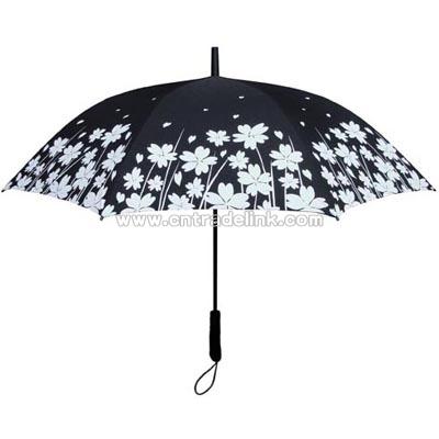 blossom black Full Size Umbrellas