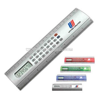 calculator ruler combo