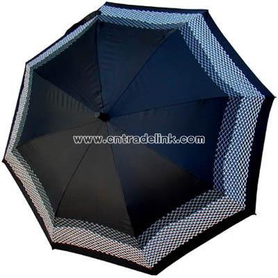 chainlink black Full Size Umbrellas